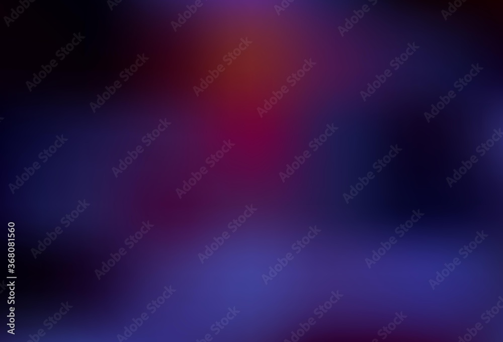 Dark Purple, Pink vector blurred pattern.