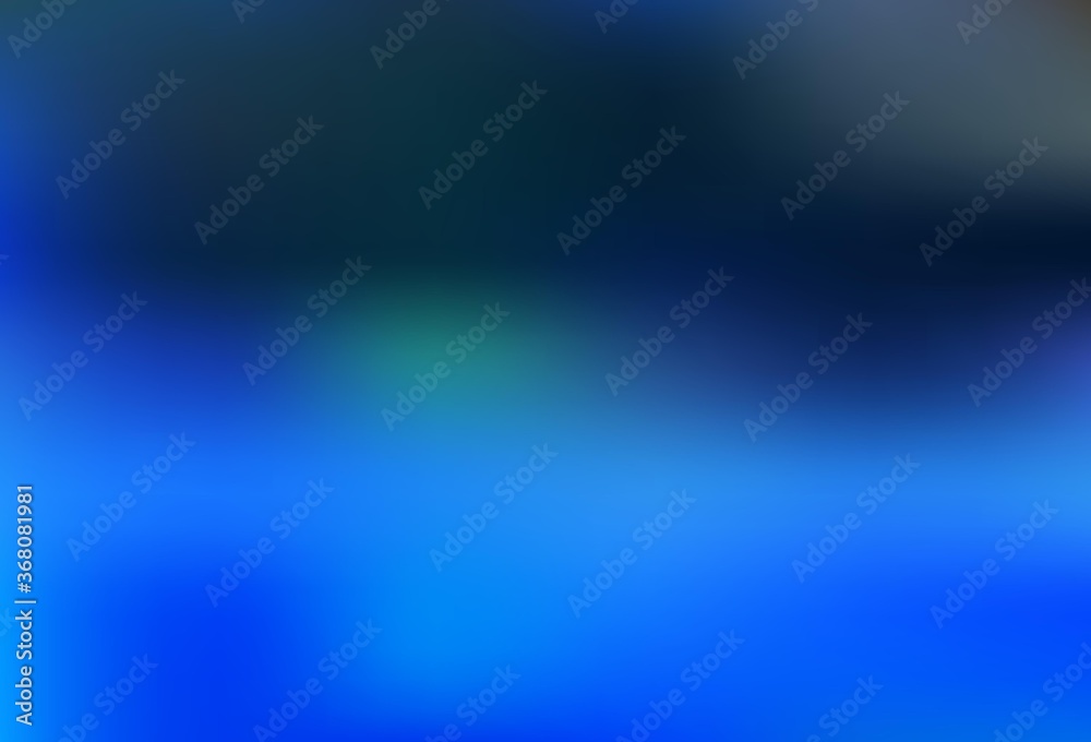 Light BLUE vector colorful blur backdrop.
