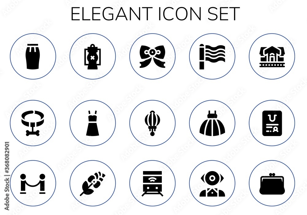 elegant icon set elegant icon set