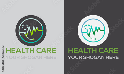 Health care logo vector design