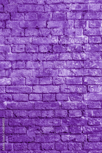 The background of the old violet brick wall for design interior and  various scenes or as a background for video interviews.