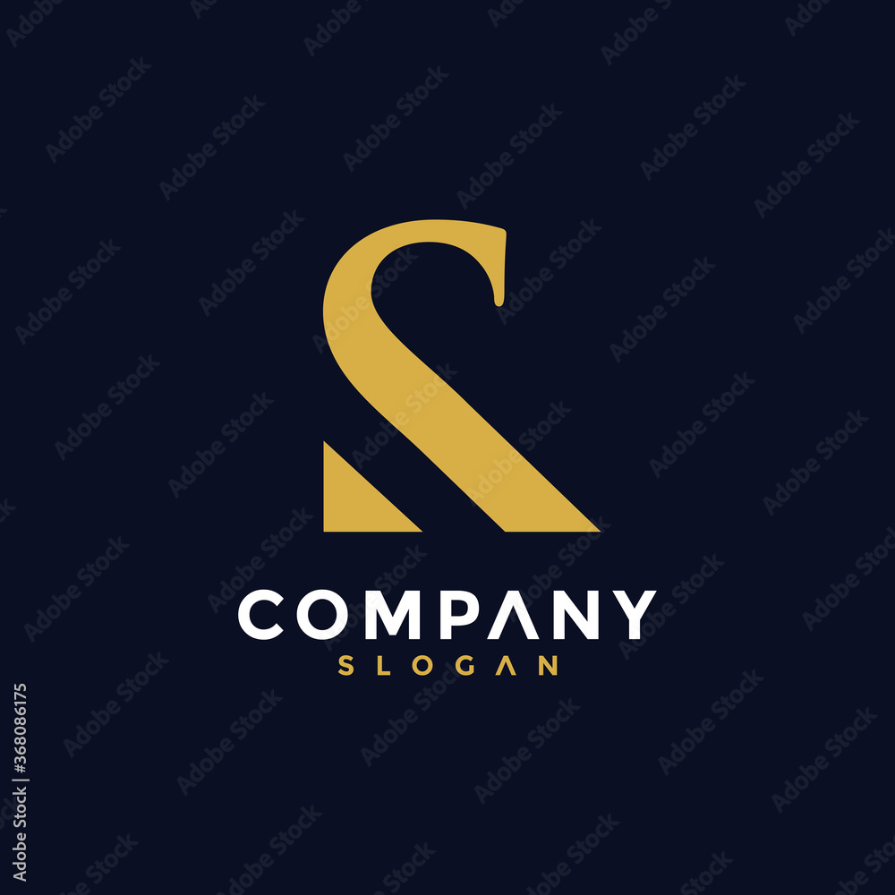 simple letter S logo simple letter S logo
