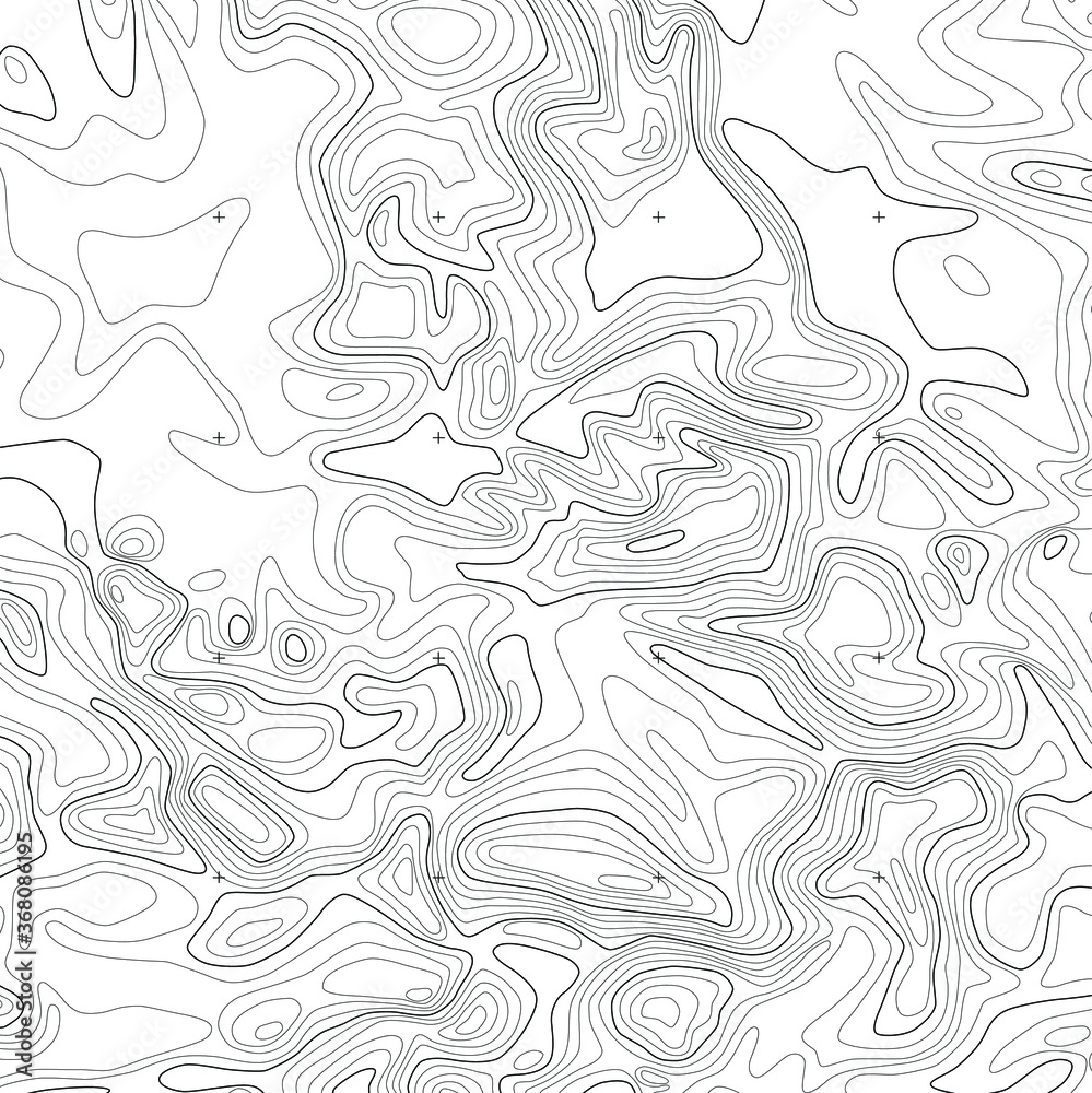 Topographic map, vector Topographic map, vector