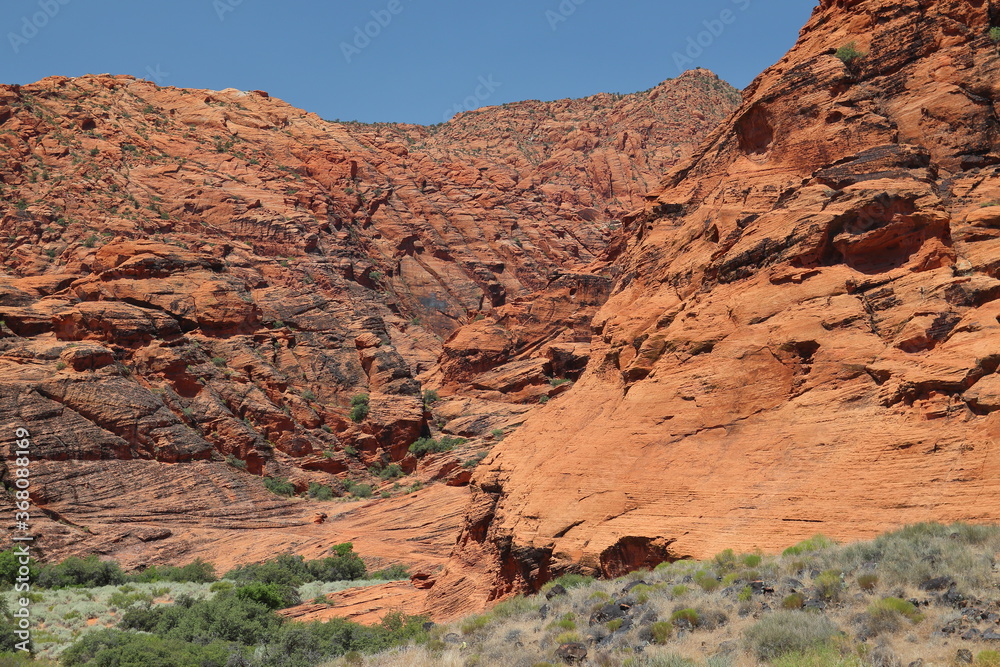 Snow Canyon State Park located in Utah