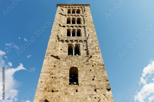 Foto ANAGNI-ITALY-July 2020 -bell tower of the cathedral