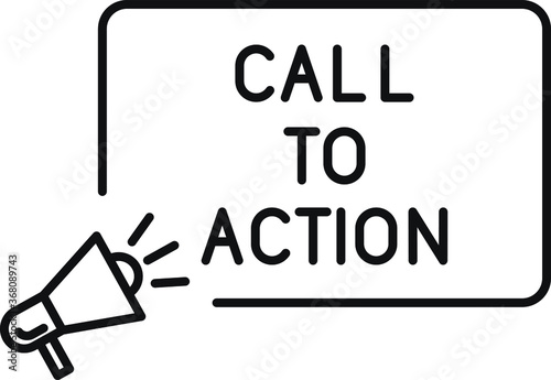 Call to action icon
