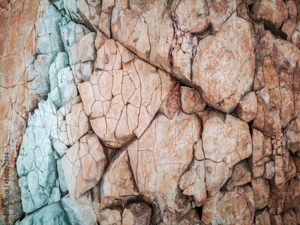 Fototapeta premium Grey, white and brown rock background