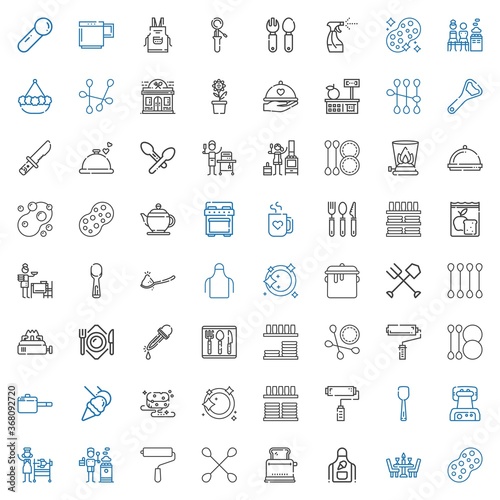 utensil icons set
