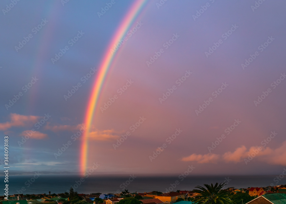 Fototapeta premium rainbow over the sea