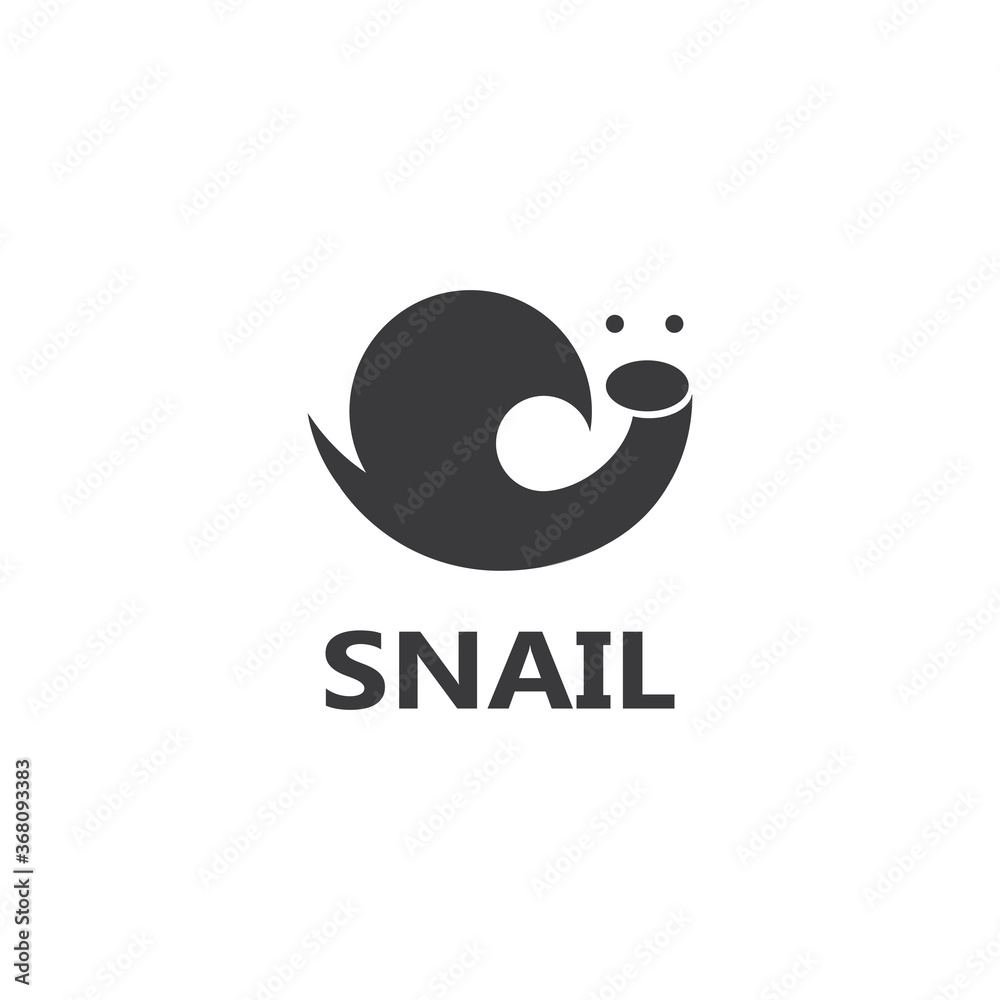 Snail logo vector template icon design Snail logo vector template icon design
