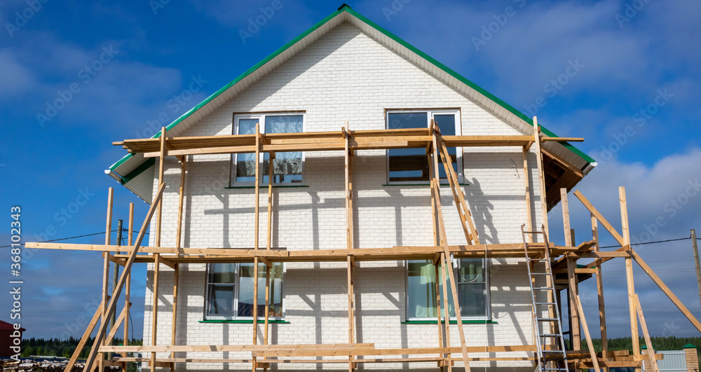 Construction or repair of the rural house, fixing facade, insulation and using color Construction or repair of the rural house, fixing facade, insulation and using color