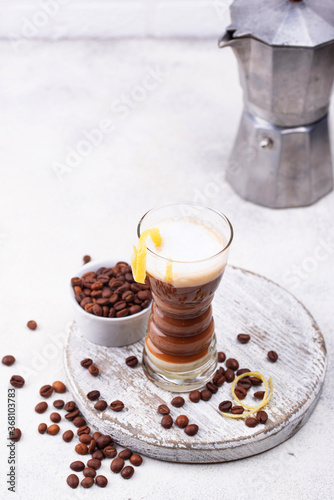 Canarian laired barraquito coffee photo
