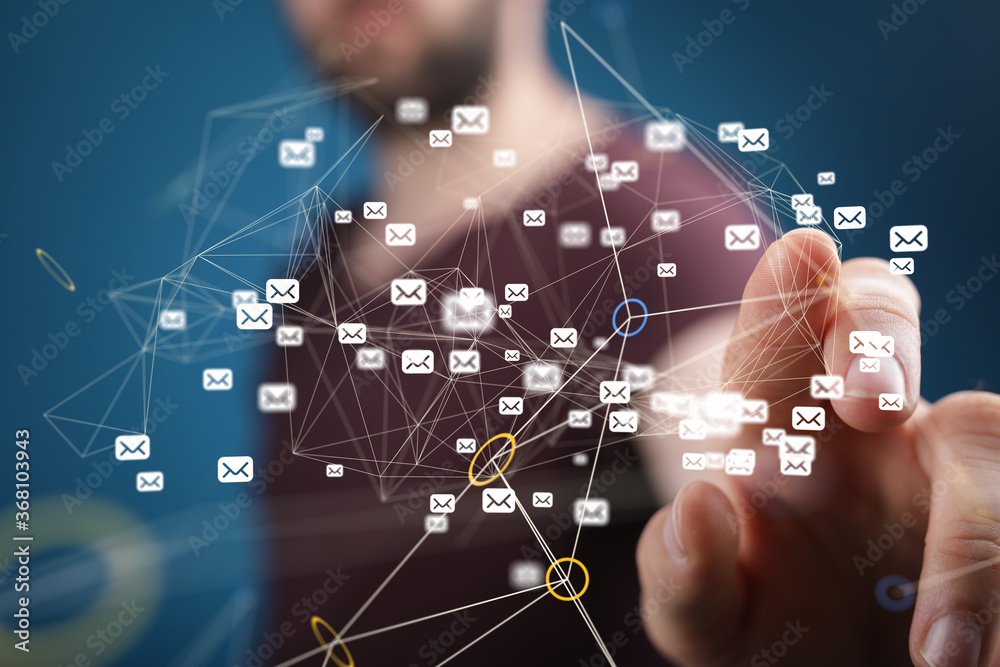 mail communication support contact concept service mail communication support contact concept service