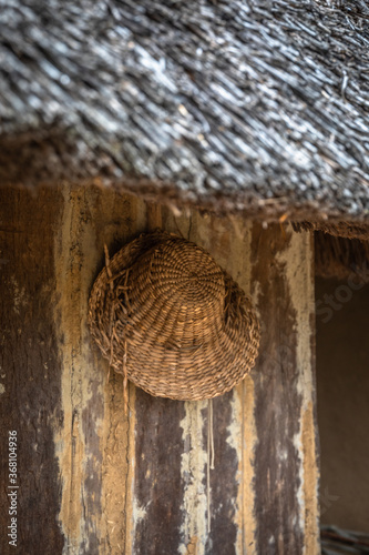 hat on the wall