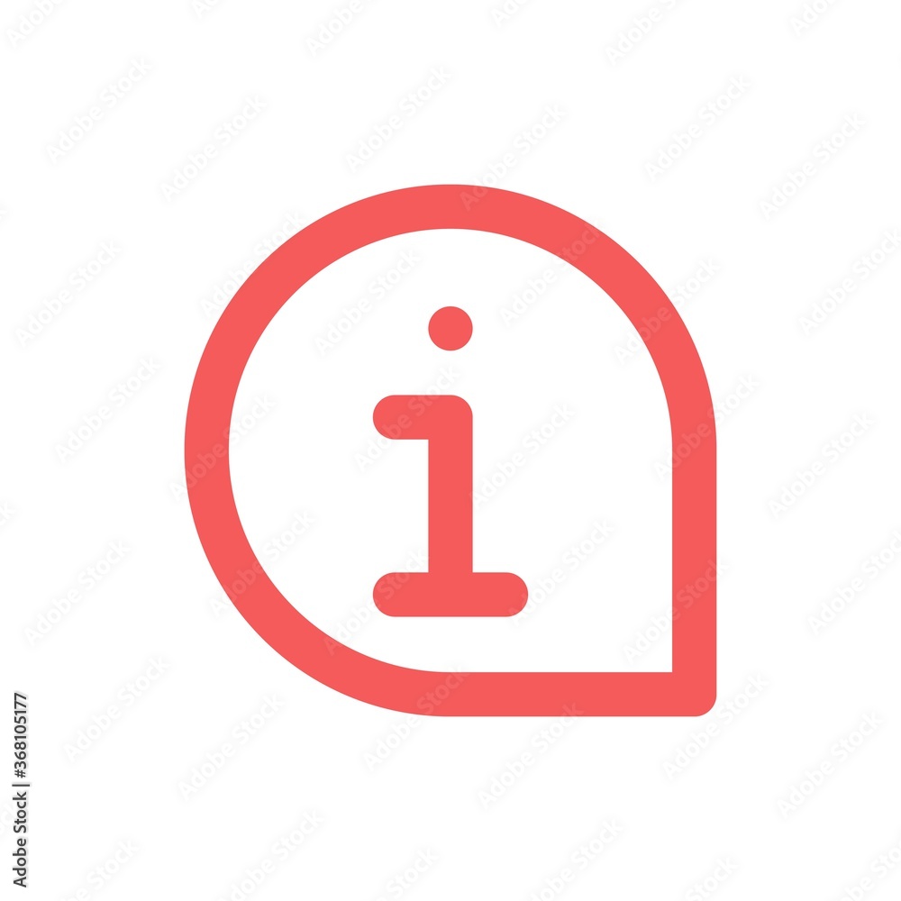 Information sign vector icon. Info button or message symbol for digital products. Information sign vector icon. Info button or message symbol for digital products.