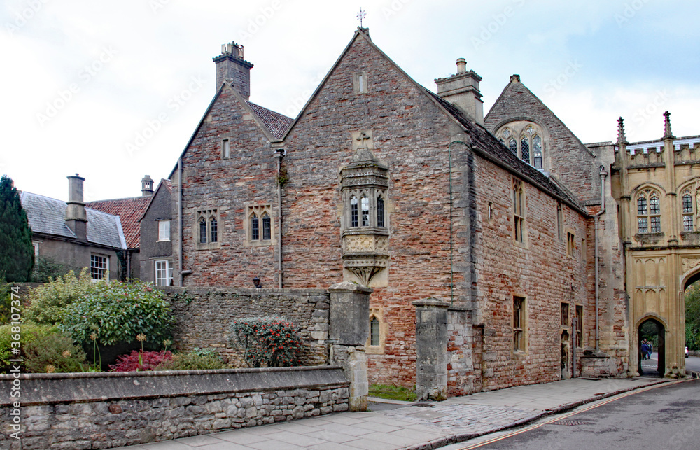 Fototapeta premium The impressive architecture of the city of Wells, Somerset