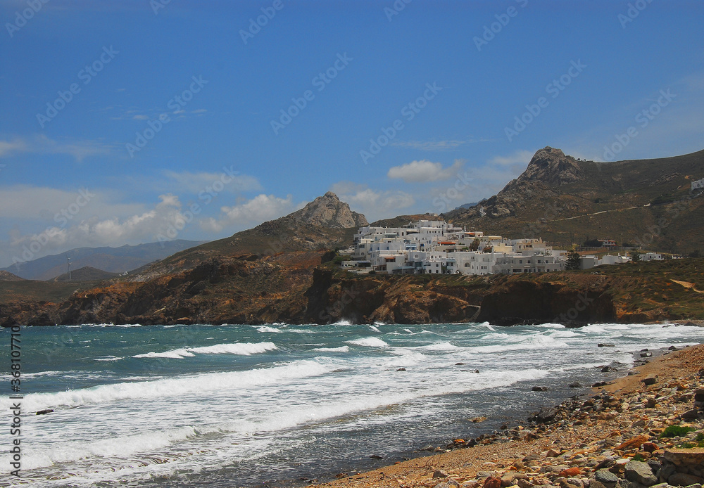 Greece- Outskirts of the City of Chora on the Island of Naxos