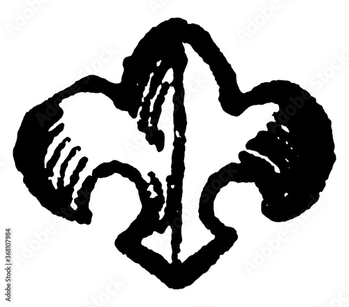 Porcelain Marks, vintage illustration.