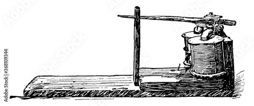 Telegraph, vintage illustration.
