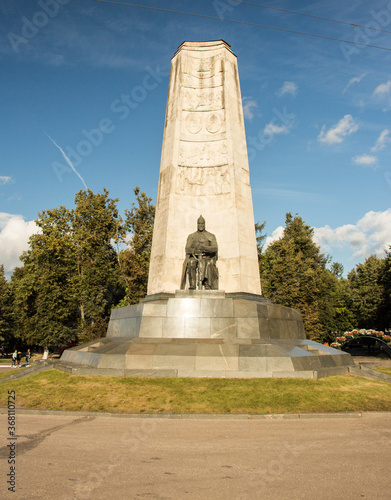 Monument of 850th anniversary of city, Vladimir, Russia photo