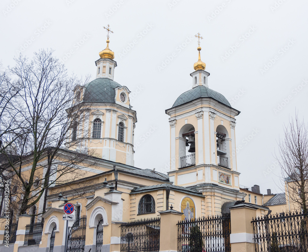 St. Nikolas church in Zvonarsky side-street, Moscow, Russia