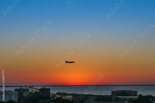 Plane Sunset © ProLux Photos