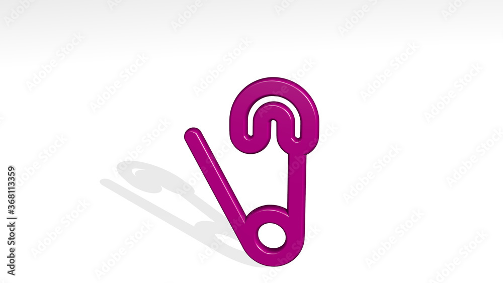 clothes design pin stand with shadow. 3D illustration of metallic sculpture over a white background with mild texture. beautiful and clothing clothes design pin stand with shadow. 3D illustration of metallic sculpture over a white background with mild texture. beautiful and clothing