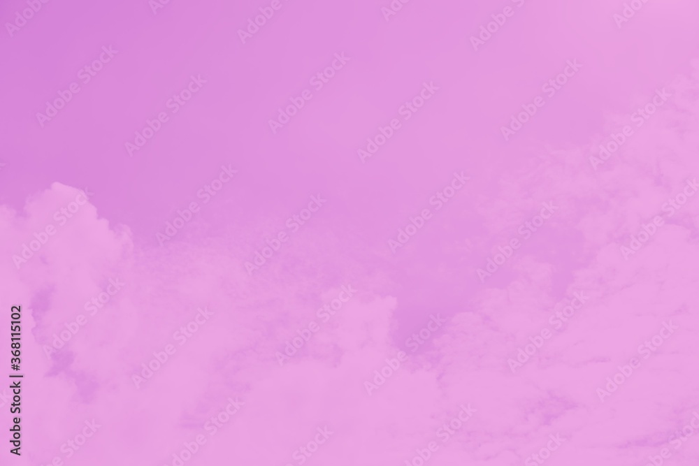 Violet pink sky abstract pastel background, toned