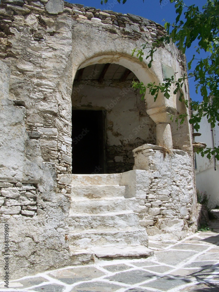 Grèce - Les Cyclades - Île de Paros - Ancienne bâtisse de Lefkes