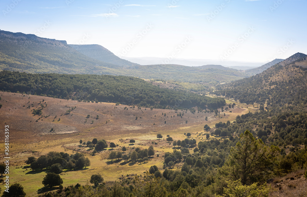 Sierra de la Demanda mountain range next to Contreras (Santo Domingo de Silos), province of Burgos, Castile and Leon, Spain