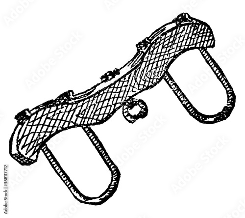 Yoke, vintage illustration