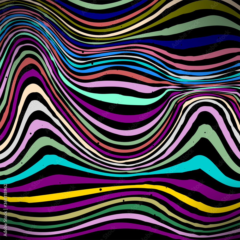 Bright colorful striped background. Abstract lined glitch pattern Bright colorful striped background. Abstract lined glitch pattern