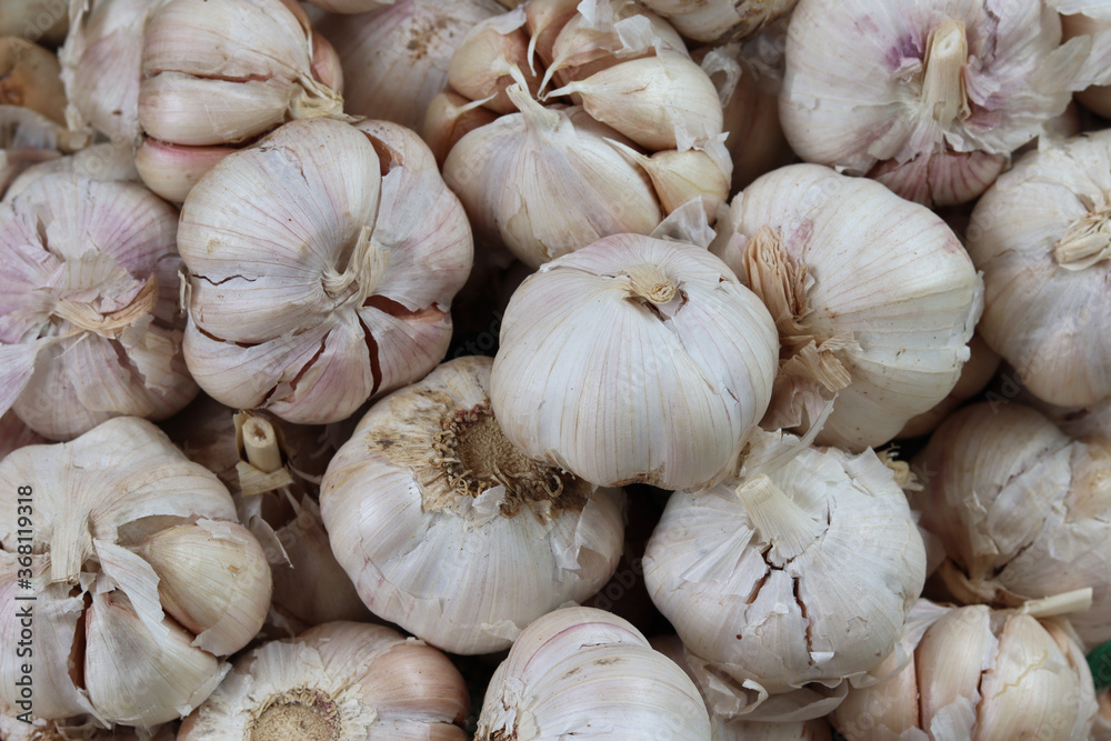 Garlic Vegetable Market Food Images & Pictures 
