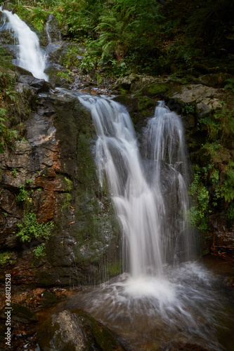 Fototapeta Naklejka Na Ścianę i Meble -  Wasserfall bei Todnau im Schwarzwald, Deutschland