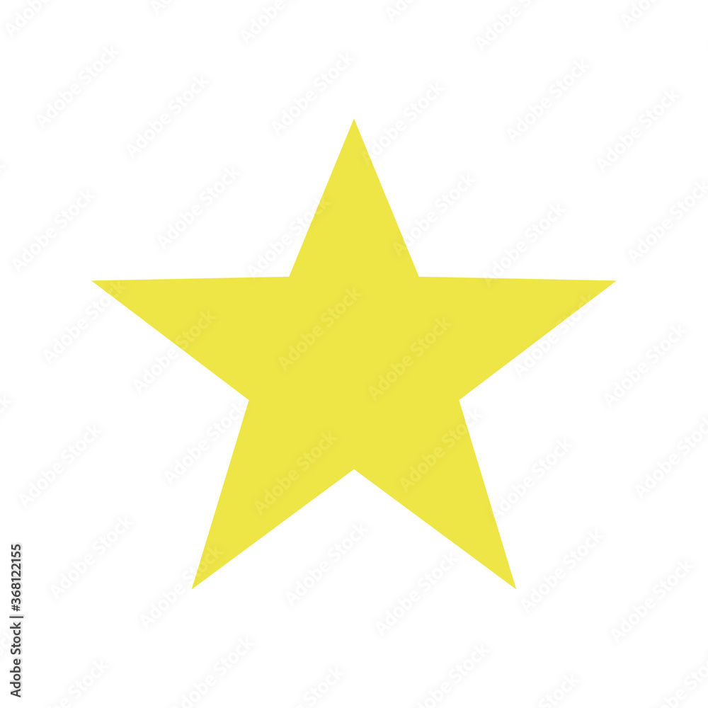 Star icon. Flat design. Vector illustration. Star icon. Flat design. Vector illustration.
