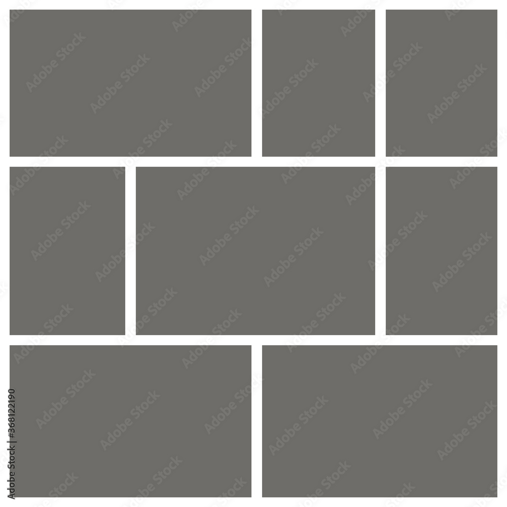Photo collage templates frames for photos and pictures. Collage template. Vector collage frames for photo. Photo collage templates frames for photos and pictures. Collage template. Vector collage frames for photo.