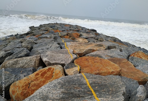 beautiful view of lonely beach