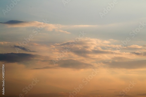 Clouds texture. Clouds at sunset. © fotoalex45