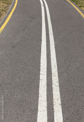 close-up of an asphalt road © rsooll