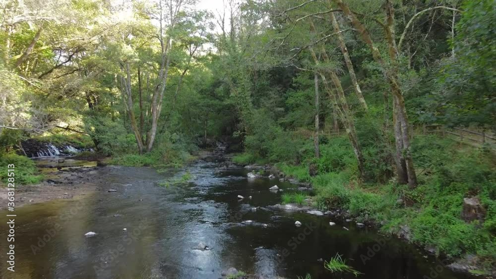 aerial tour follow the course of a stream aerial tour follow the course of a stream