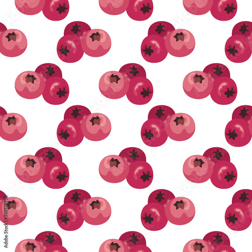 Small pinkberry ,seamless pattern on white background. photo