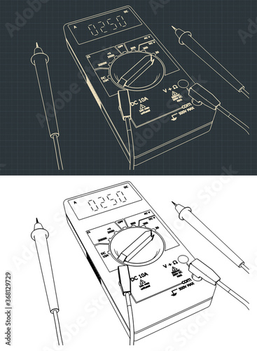 Digital multimeter drawings