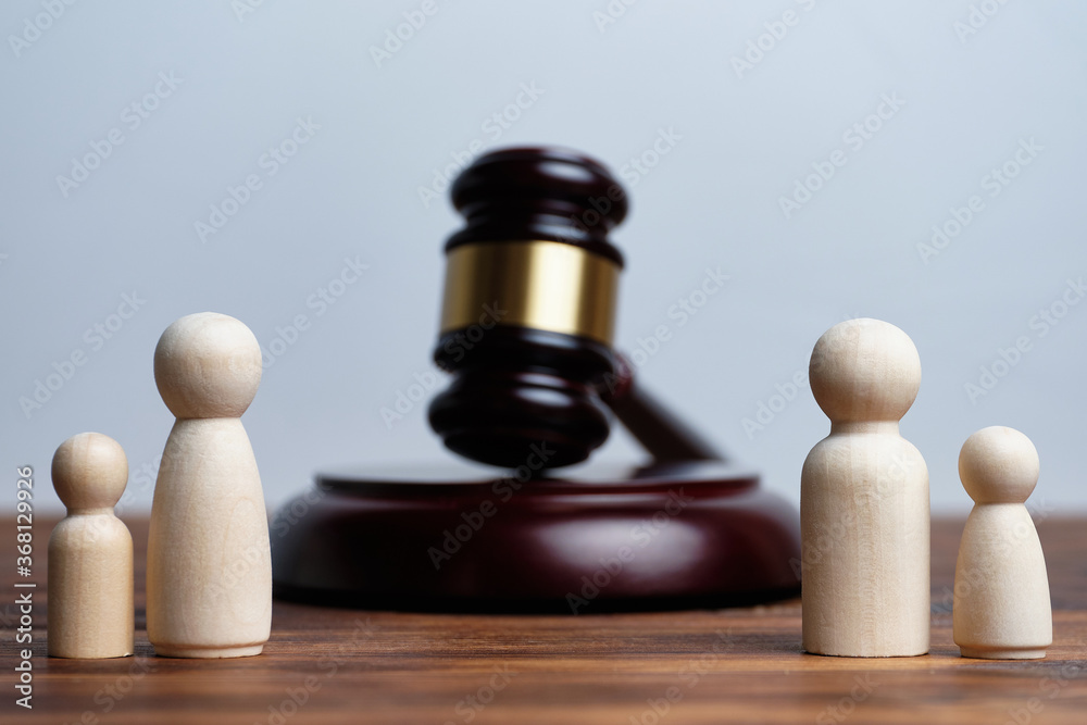 Parents divorce concept and separation of children Parents divorce concept and separation of children
