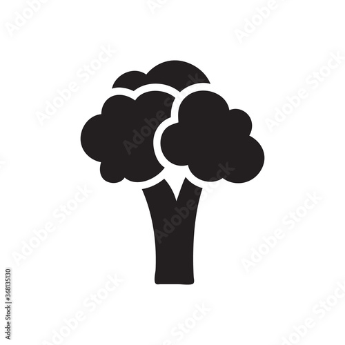 Broccoli icon vector illustration.
