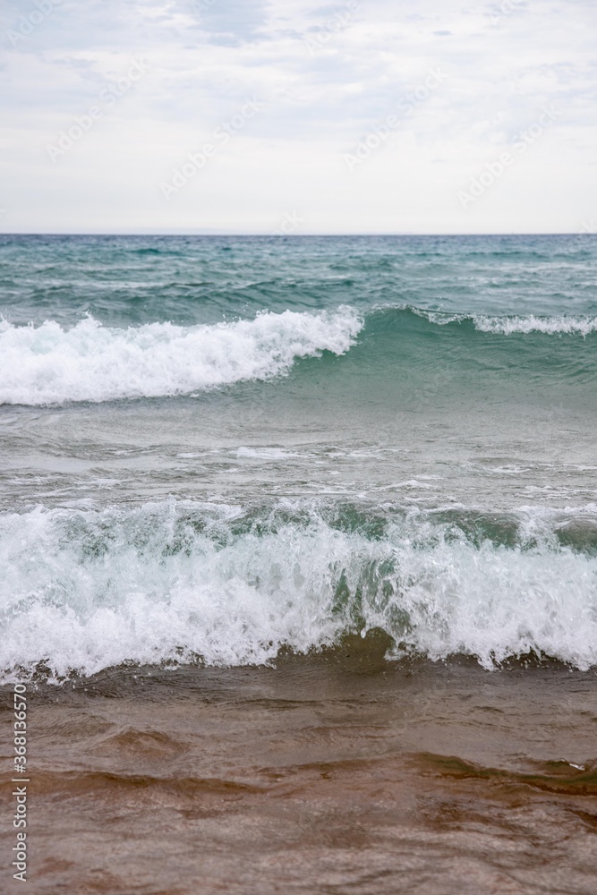 Waves in Lake Michigan - vertical1