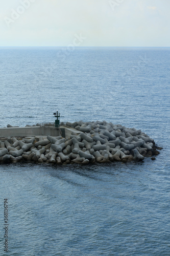 Ancona , Italy, Tuesday 5 July 2020 view of the city port from ship covid-19 season holidays high quality print