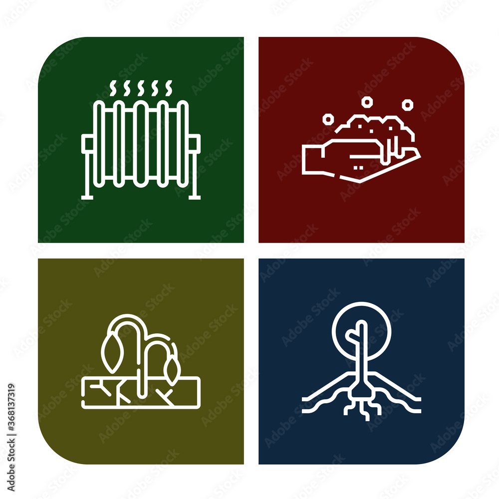 dry icon set dry icon set