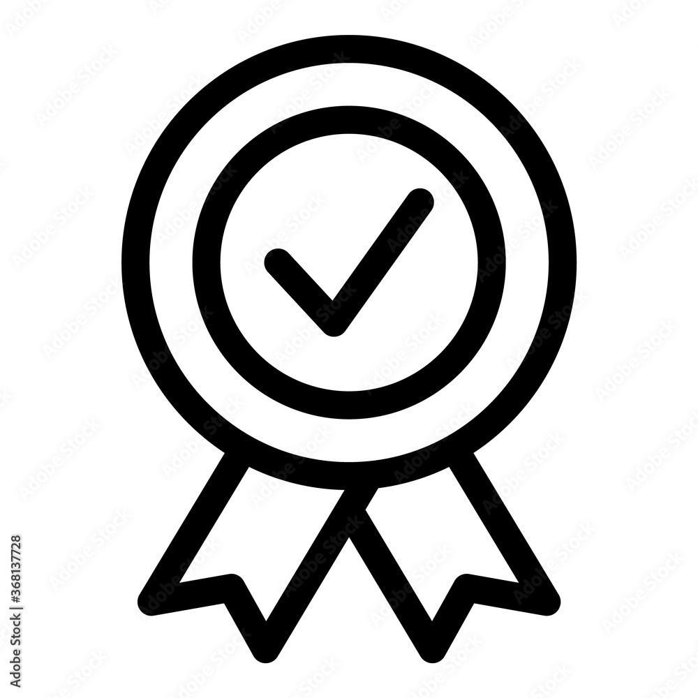 Approval Guarantee Flat Icon Isolated On White Background Approval Guarantee Flat Icon Isolated On White Background