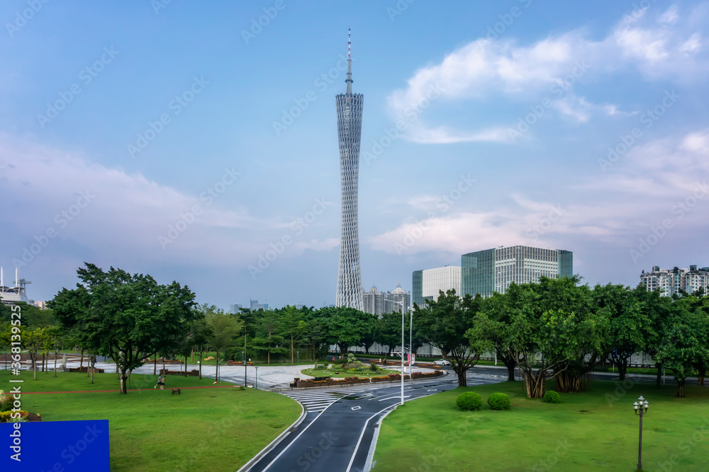 Concept of urban construction office in construction business district