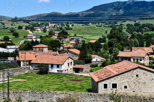 village in spain, altamira santillana del mar, basque country, cantabria, spain photo